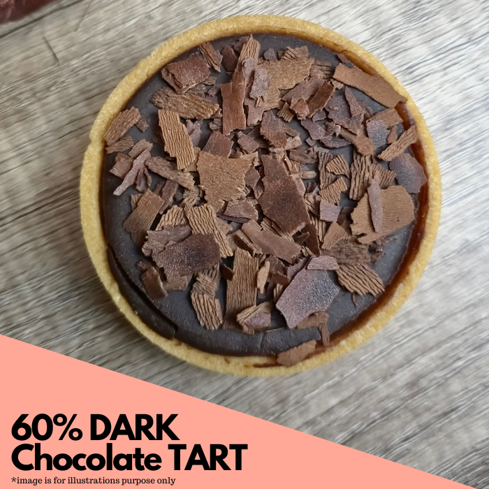 60% Dark Chocolate tart