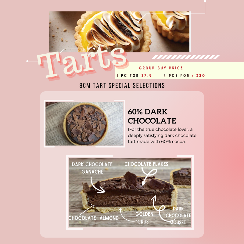 Tarts set of 6